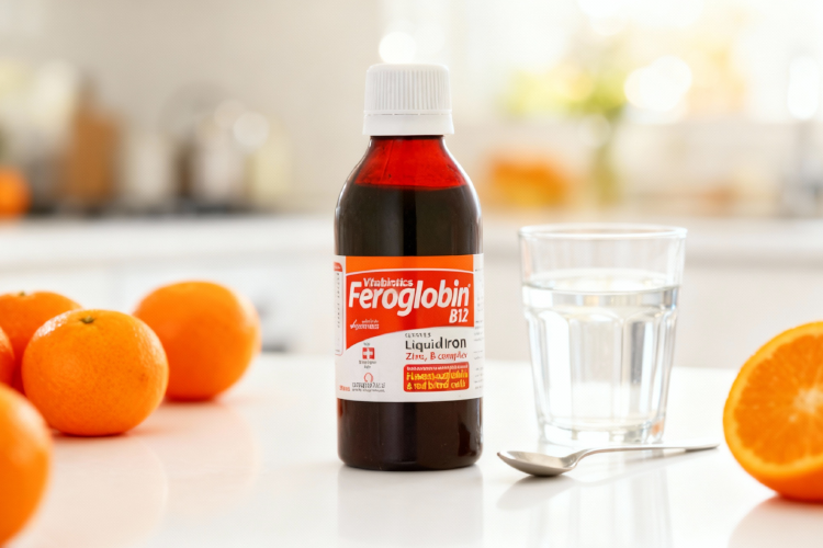  زمان مناسب مصرف شربت فروگلوبین ب 12 در صبح